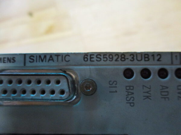 Siemens Simatec S5 / CPU 928B / 6ES5928-3UB12