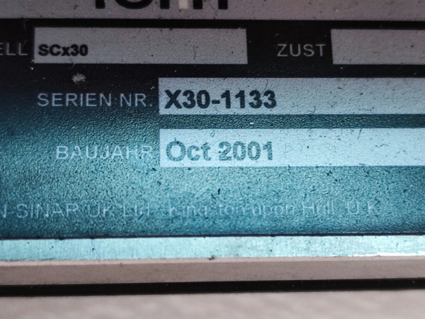 ROFIN SCx30 Laser X30-1133 Baujahr 10/2001
