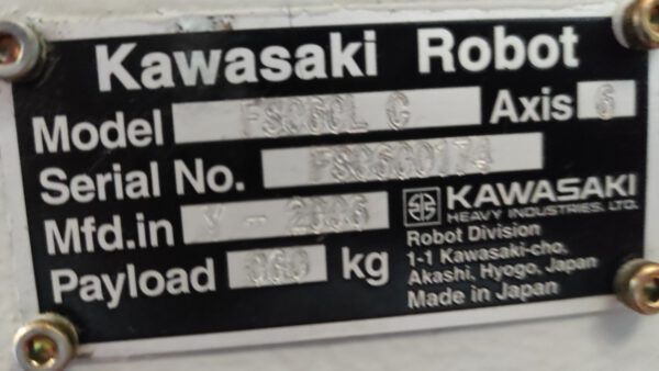 Roboter Kawasaki FS060L D-Controller