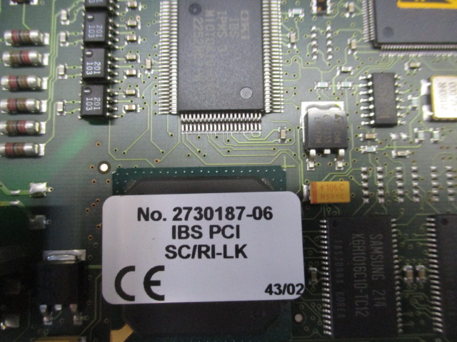 Phoenix Contact KUKA Controller Card IBS PCI SC/RT/RI-LK 2730187-06