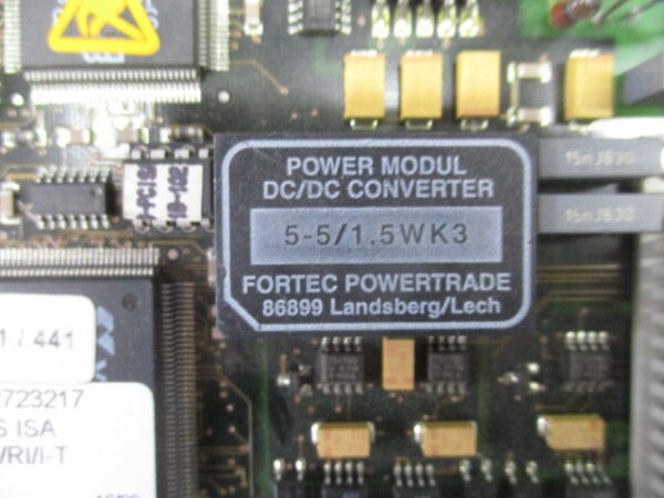 Contact Card KUKA IBS ISA SC/RI/I-T 2723217 Power Modul DC/OC Converter Serial No. 1525021T